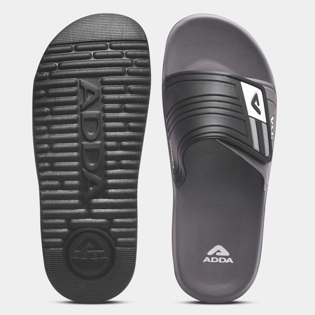 ADDA TRIBER-333 Self Design Slide For Men