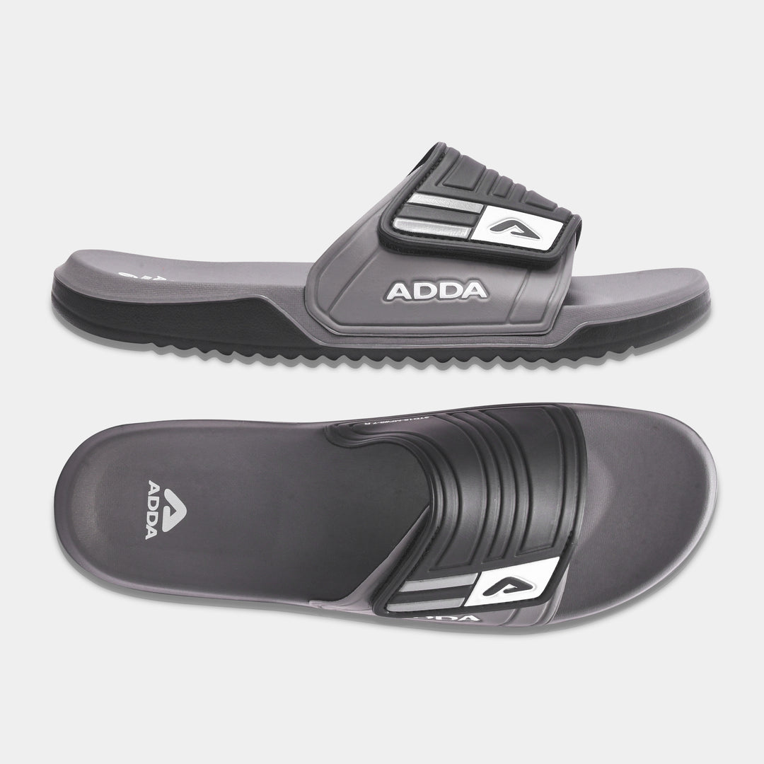 ADDA TRIBER-333 Self Design Slide For Men