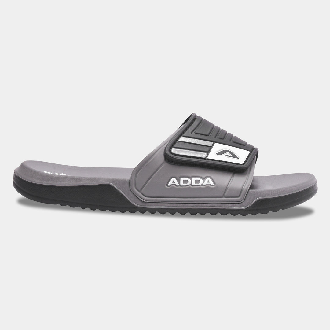 ADDA TRIBER-333 Self Design Slide For Men