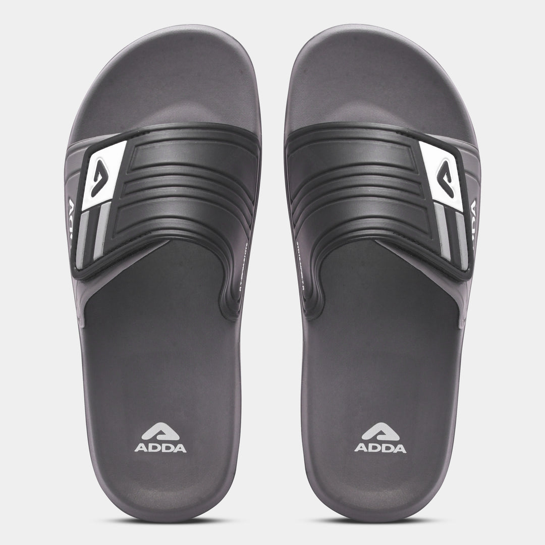 ADDA TRIBER-333 Self Design Slide For Men