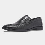 Load image into Gallery viewer, Rosetto Romero Vanguard Premium Woven Penny Loafers For Men
