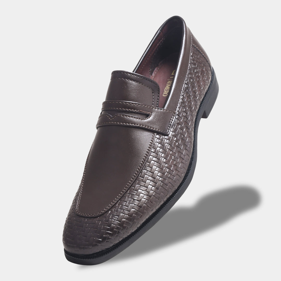 ROSETTO ROMERO Vanguard Premium Woven Penny Loafers For Men
