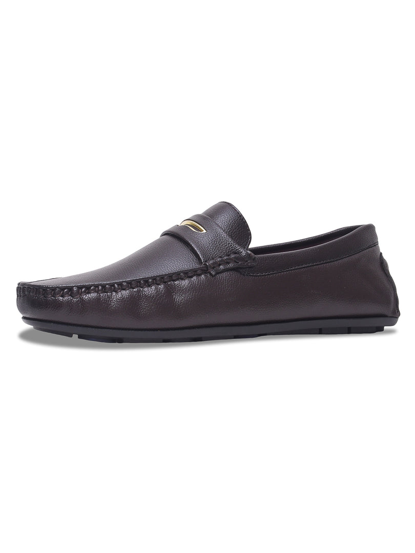 WAVEWALKER AERO Men Beige Faux Leather Slip-On Loafers
