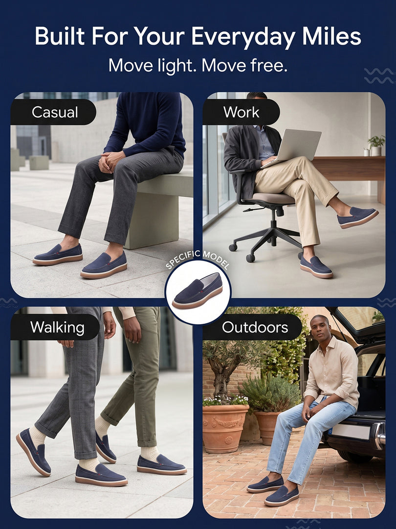 WAVEWALKER AIRWALK Premium Suede Sneakers For Men