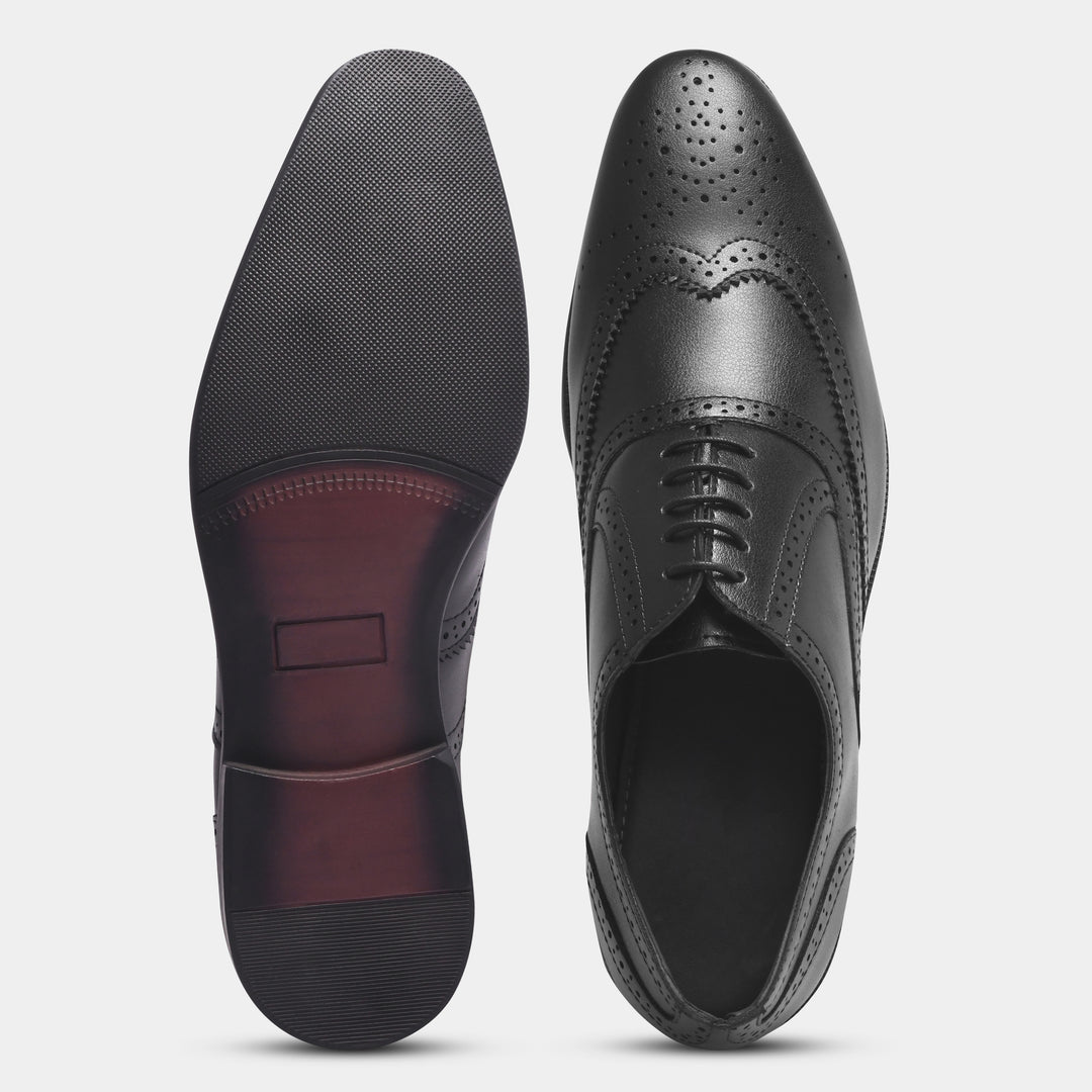 WAVEWALKER Alpha Refined Craftsmanship Lace-Up Brogue Shoes For Men