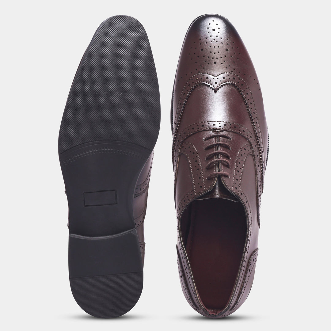 WAVEWALKER Alpha Refined Craftsmanship Lace-Up Brogue Shoes For Men