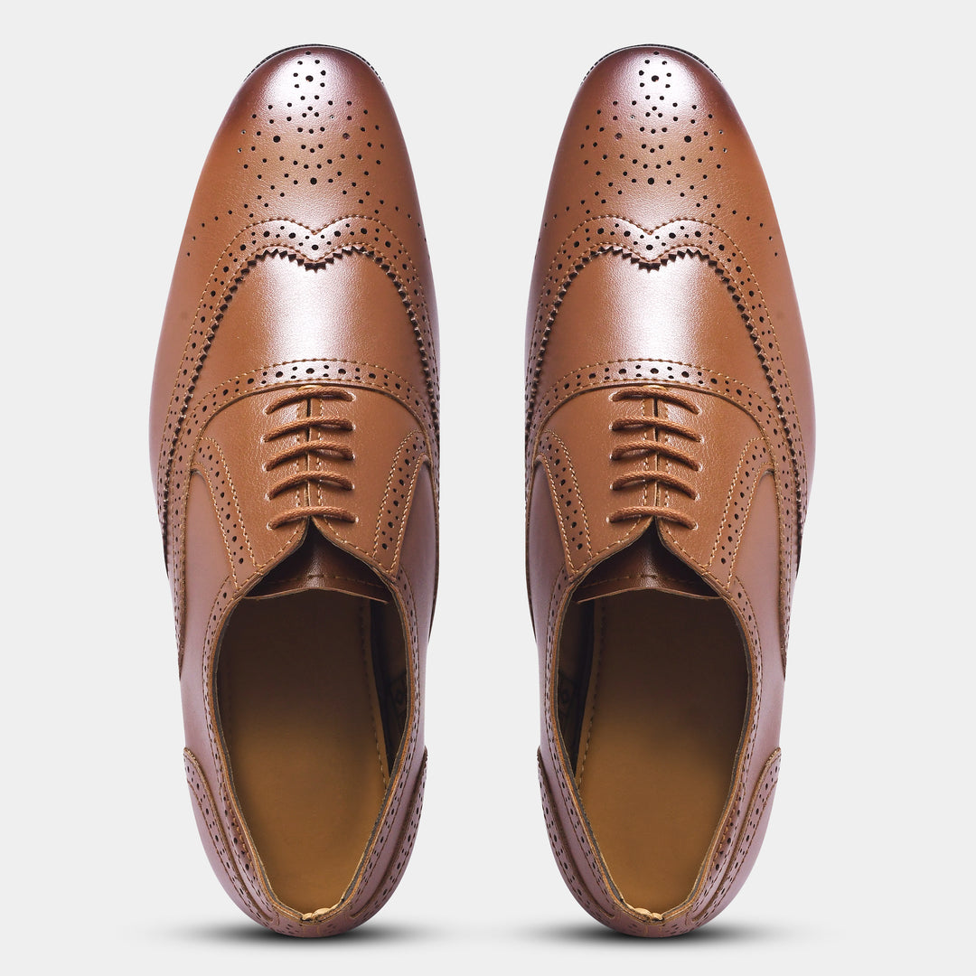 WAVEWALKER Alpha Refined Craftsmanship Lace-Up Brogue Shoes For Men