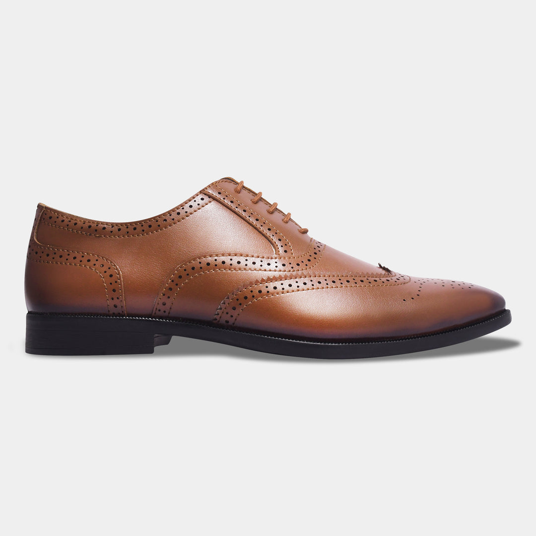 WAVEWALKER Alpha Refined Craftsmanship Lace-Up Brogue Shoes For Men
