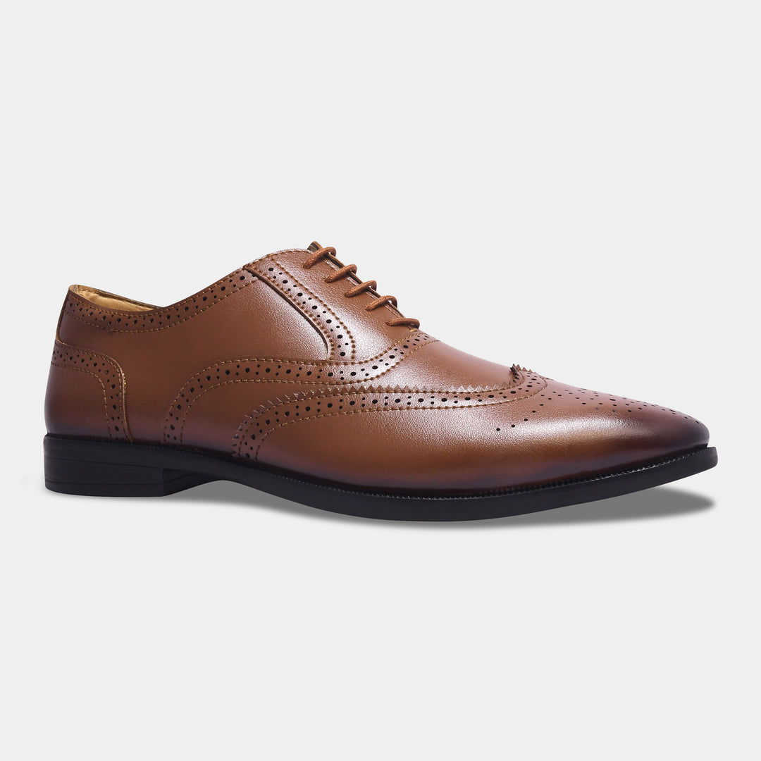 WAVEWALKER Alpha Refined Craftsmanship Lace-Up Brogue Shoes For Men
