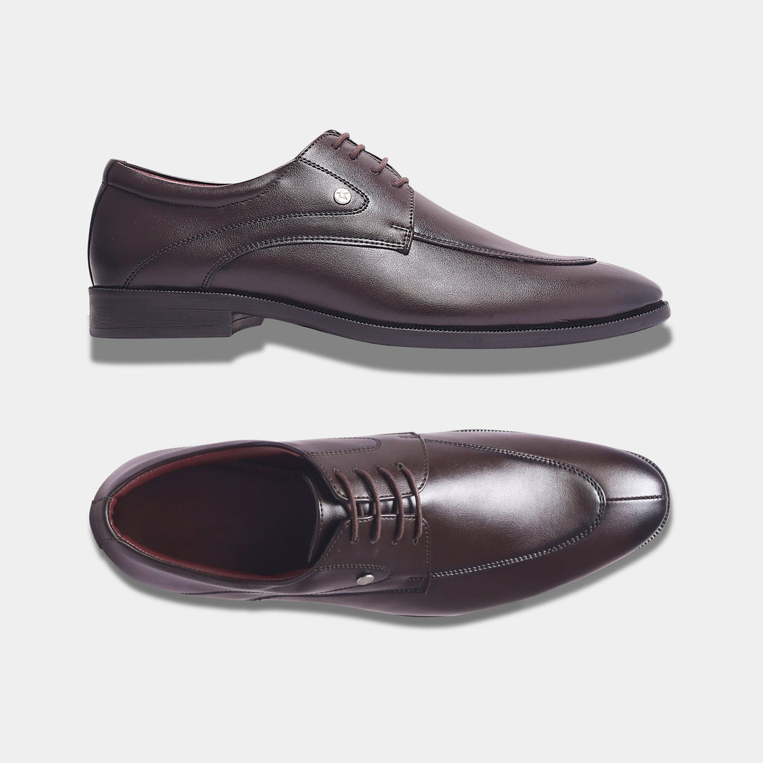 WAVEWALKER Arrow Split Toe Derby Formal Shoes For Men