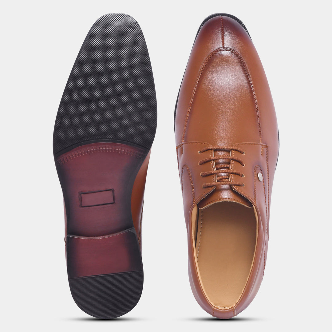 WAVEWALKER Arrow Split Toe Derby Formal Shoes For Men