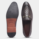 Load image into Gallery viewer, WAVEWALKER Blaze Handcrafted Woven Penny Loafers For Men
