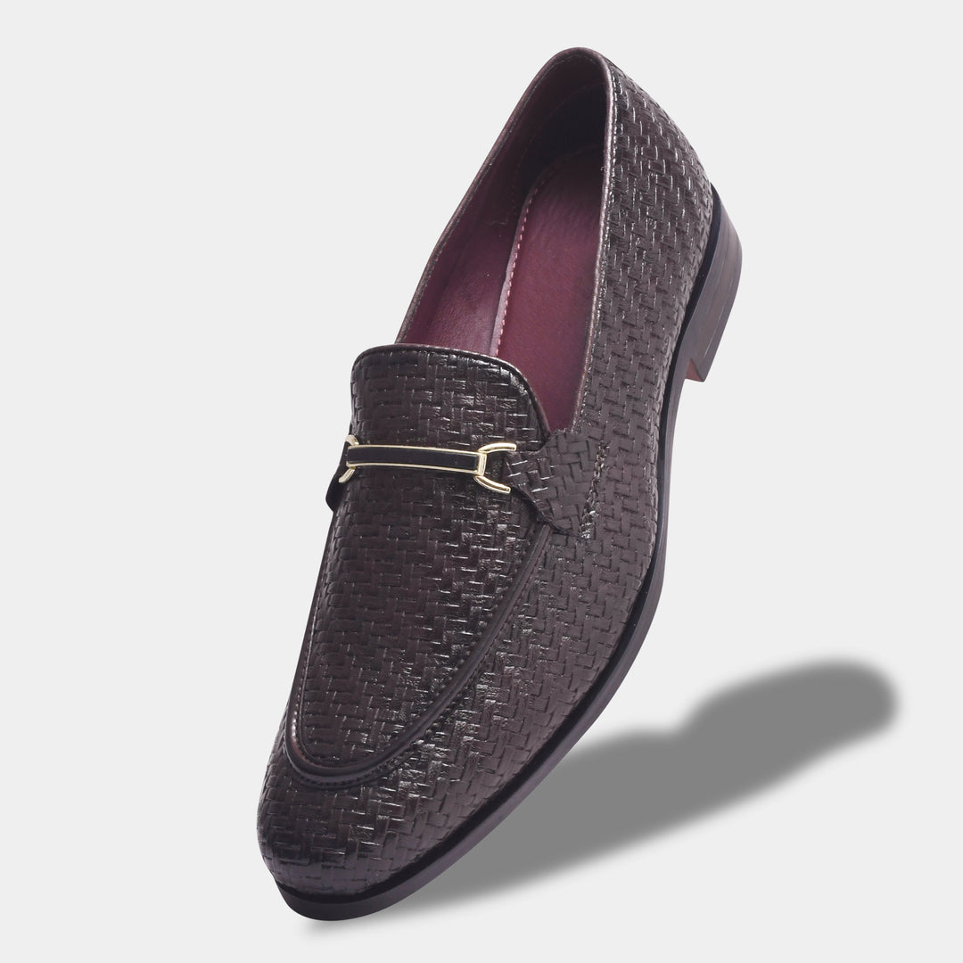 WAVEWALKER Blaze Handcrafted Woven Penny Loafers For Men