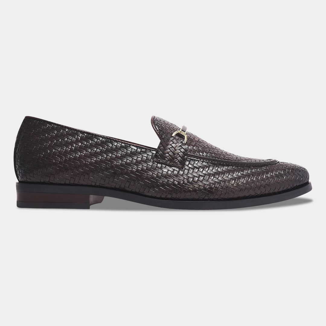 WAVEWALKER Blaze Handcrafted Woven Penny Loafers For Men