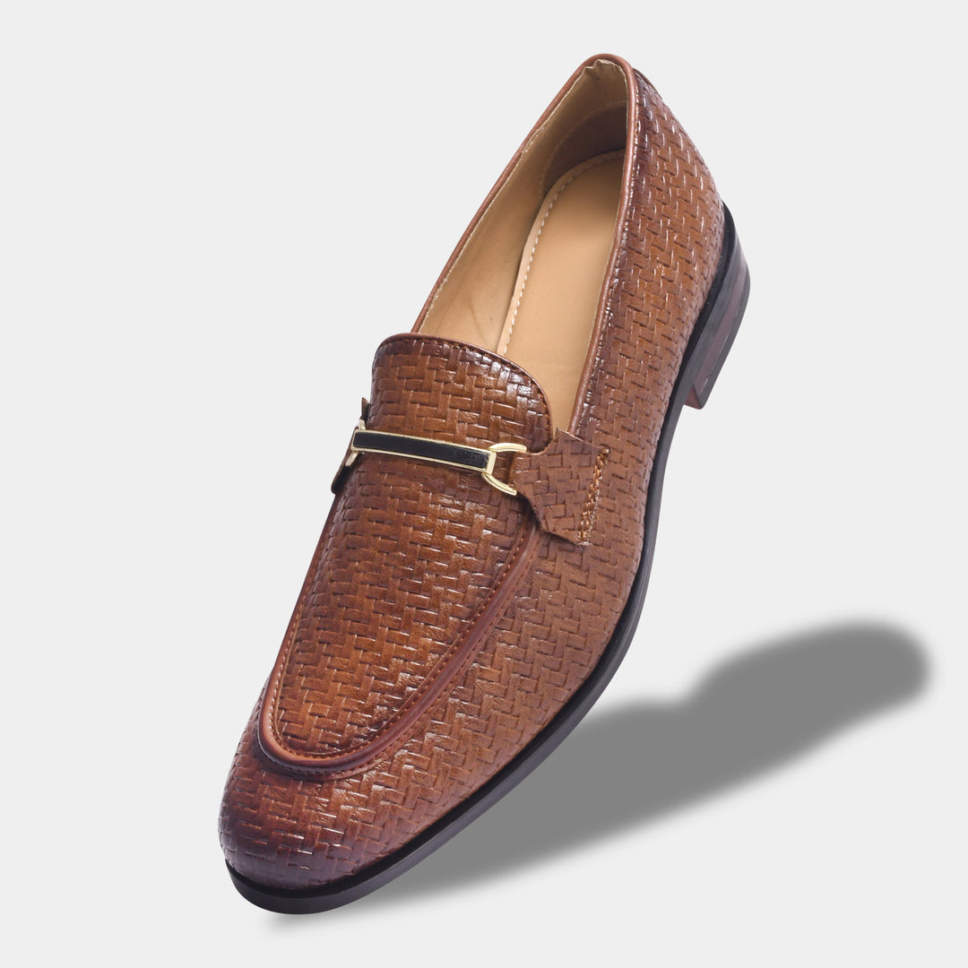 WAVEWALKER Blaze Handcrafted Woven Penny Loafers For Men