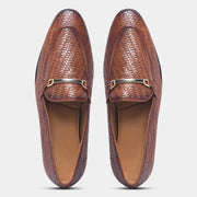 WAVEWALKER Blaze Handcrafted Woven Penny Loafers For Men