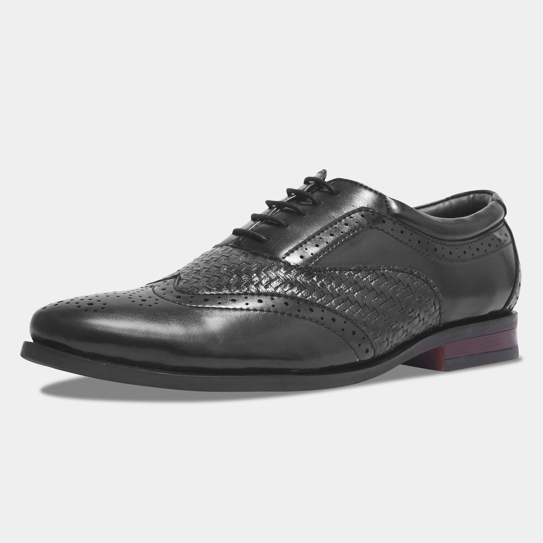 WAVEWALKER Cruse Sophisticated & Stylish Lace-Up Brogue Shoes For Men