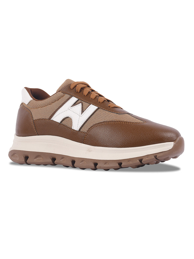 WAVEWALKER KILLER-1 Men Faux Leather Blue Casual Lace-Ups Shoes