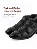 Load image into Gallery viewer, WAVEWALKER ROMAN-2 Men Black Faux Leather Ethnic Sandal