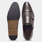 Load image into Gallery viewer, WAVEWALKER Steel Polished &amp; Bold Double Monk Strap For Men