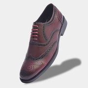 WAVEWALKER Thunder Handcrafted Lace-Up Brogue Shoes For Men