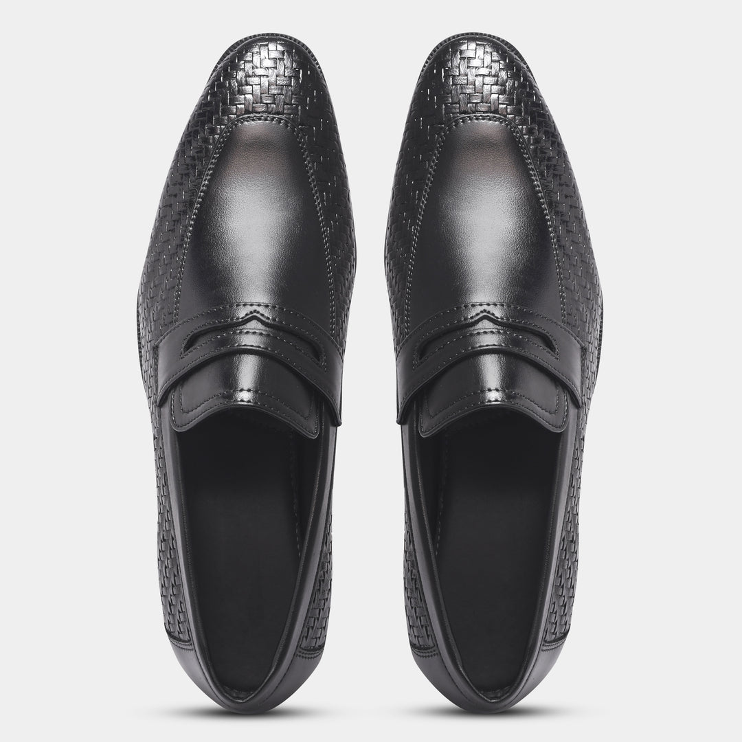 WAVEWALKER Vanguard Premium Woven Penny Loafers For Men