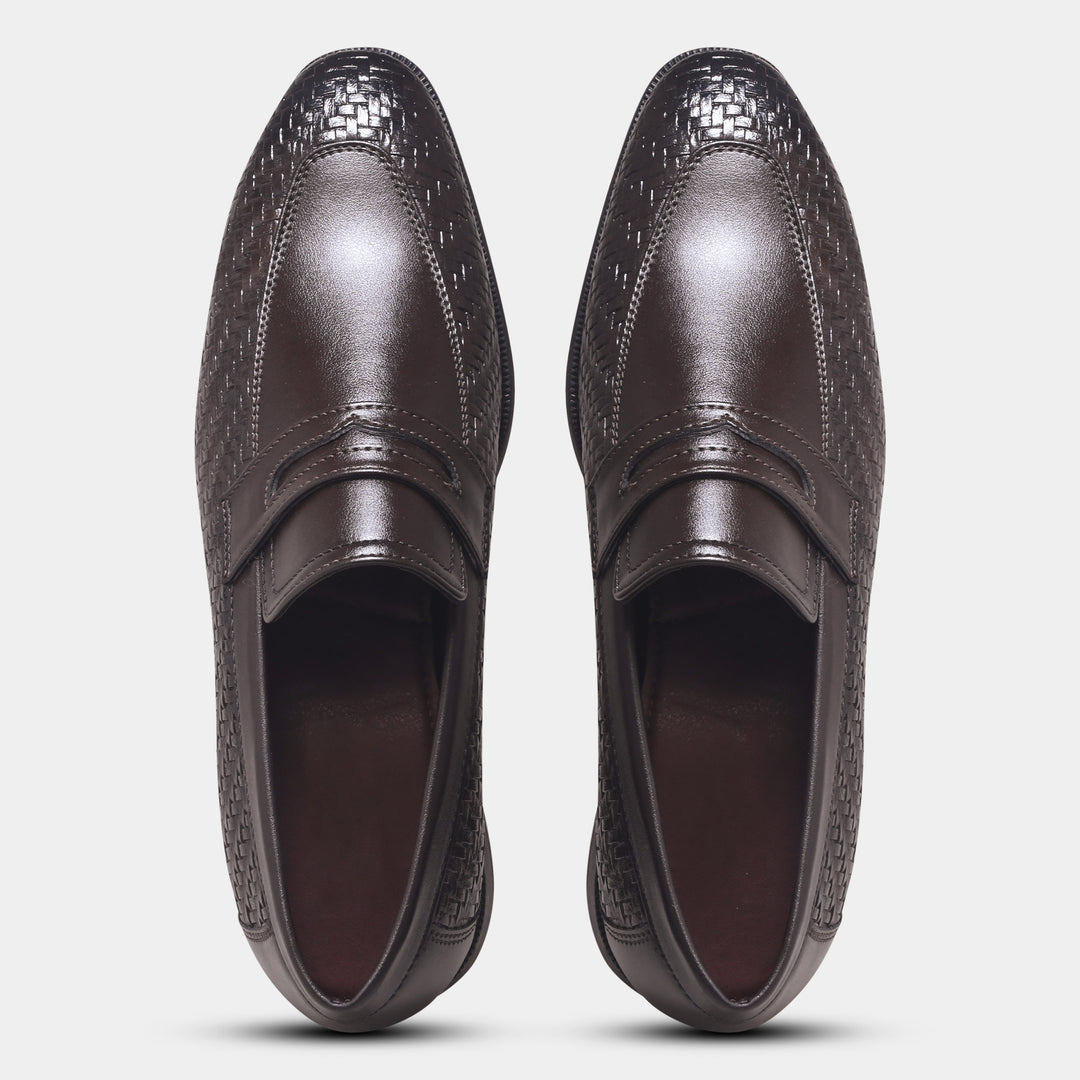 WAVEWALKER Vanguard Premium Woven Penny Loafers For Men