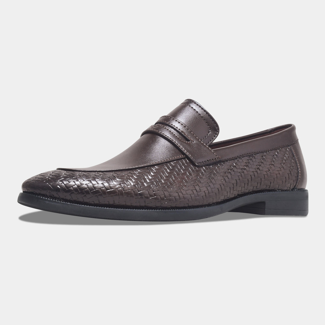 WAVEWALKER Vanguard Premium Woven Penny Loafers For Men
